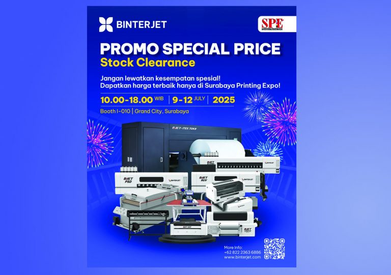 BINTERJET TAMPILKAN DTF PRODUKTIF EPEKTIF DI BOOTH BERNOMOR I010 SPE ...